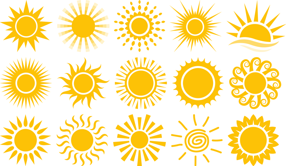 Copy and Paste Sun Symbols Collection