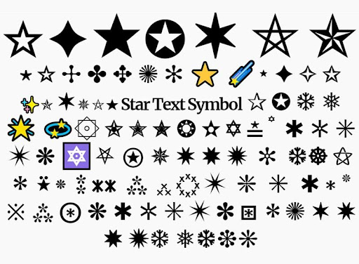 Star Symbols Copy & Paste