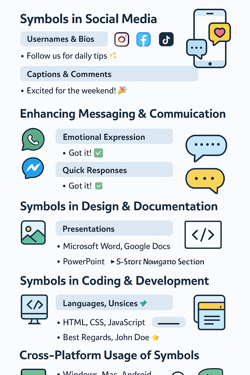 Cases & Tutorials of copy and paste symbols